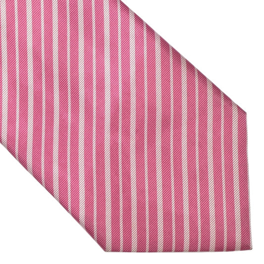 Brioni Gestreifte Krawatte - Rosa