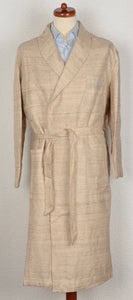 Novila Robe aus reiner Shantung-Seide - Haferflocken