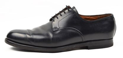 Alt Wien x Crockett & Jones Plain Toe Derby Shoes Size 9.5E - Black
