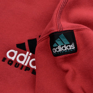 Vintage 90er Jahre Adidas Ausrüstung Trainingsanzug - rot