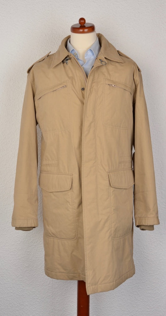 Fay Heavy Cotton Parka/Mantel Größe M (L) - Hellbraun