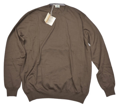 Luigi Borrelli Cotton Sweater Size 56 - Brown