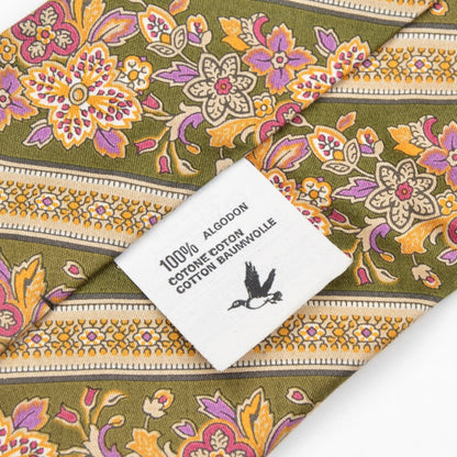 Brooksfield Cotton Print Tie - Floral