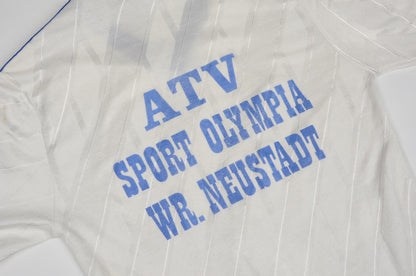 Vintage 80er Jahre Adidas ATV Sport Olympia Trikot Größe D5-6 - weiß
