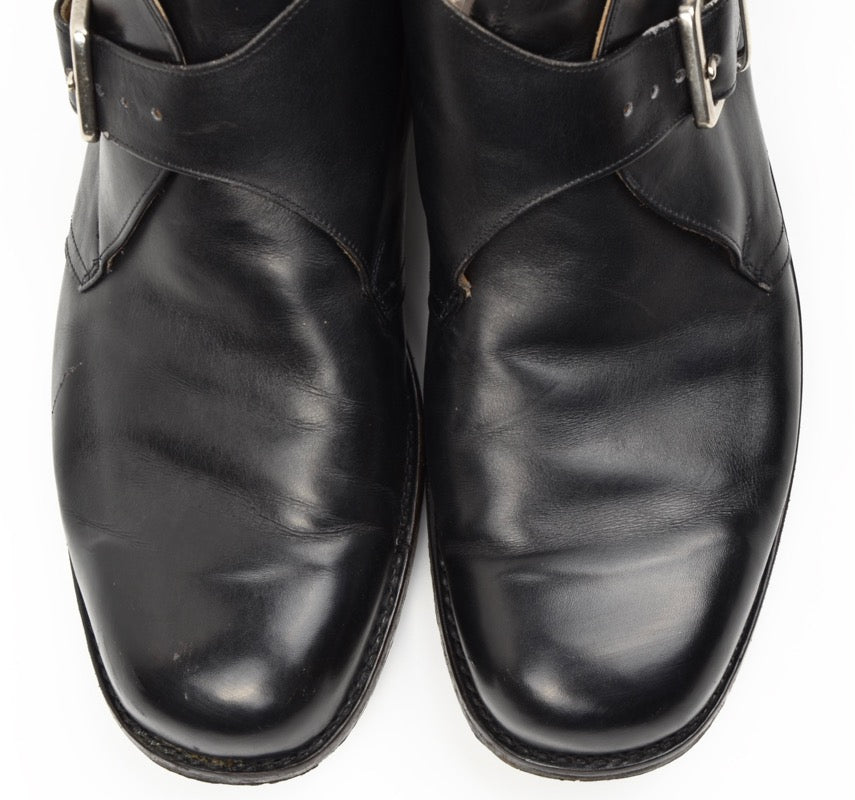 Ludwig Reiter Monk Strap Boots Size 9.5 - Black