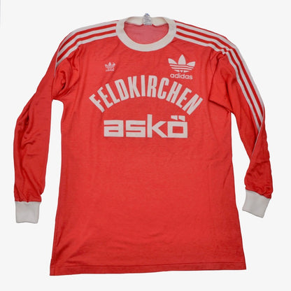 Vintage '80s Adidas #10 & #15 Long Sleeve Jersey Size D7-8/L - Red