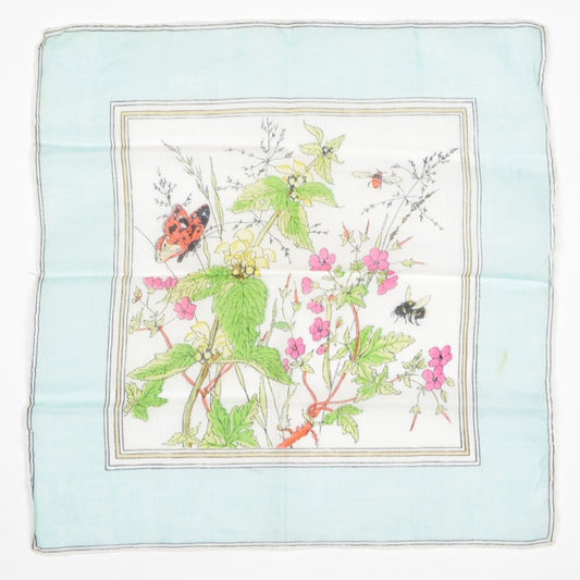 Anonymous Handrolled Cotton Pocket Square - Nature Print
