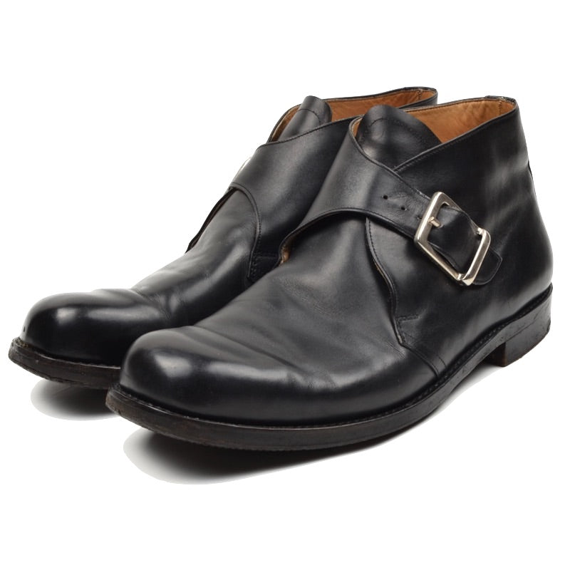 Ludwig Reiter Monk Strap Boots Size 9.5 - Black