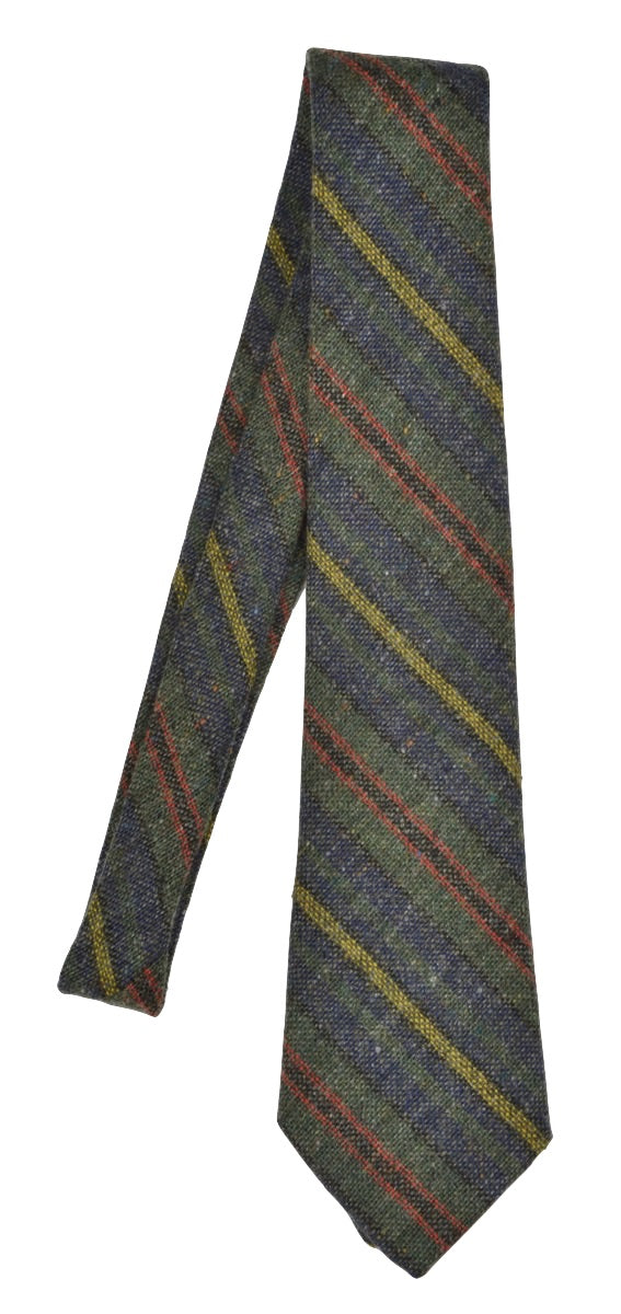 Glenshane Donegal Tweed Wollkrawatte - Gestreift