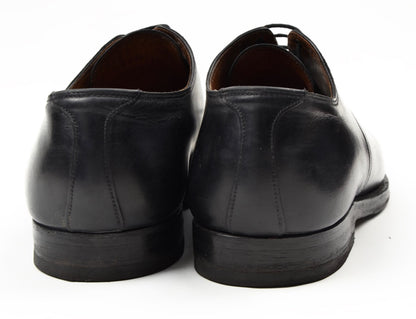 Alt Wien x Crockett &amp; Jones Plain Toe Derby Schuhe Größe 9.5E - Schwarz