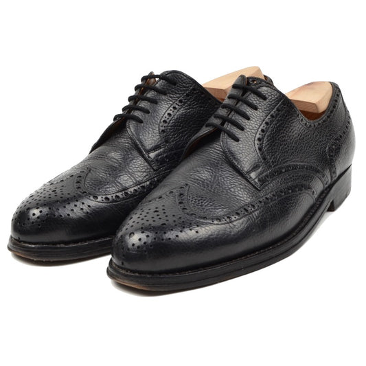 László Vass Scotch Grain Leather Shoes - Black