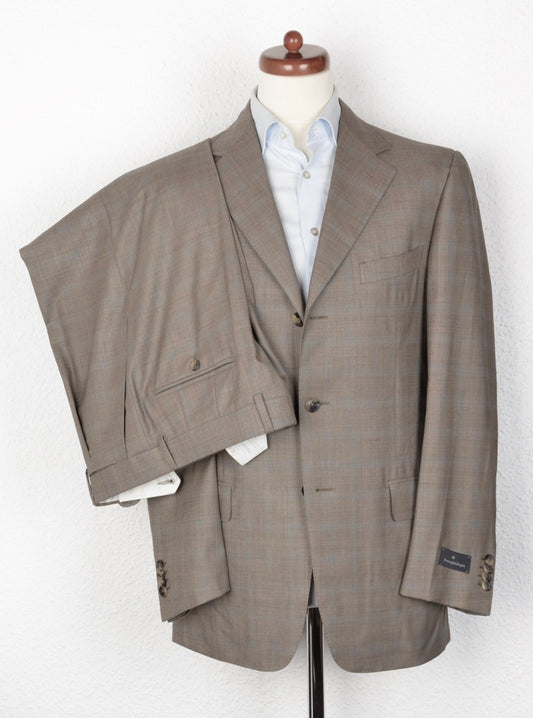 New Ermenegildo Zegna 15milmil15 Size 50 Suit - Plaid