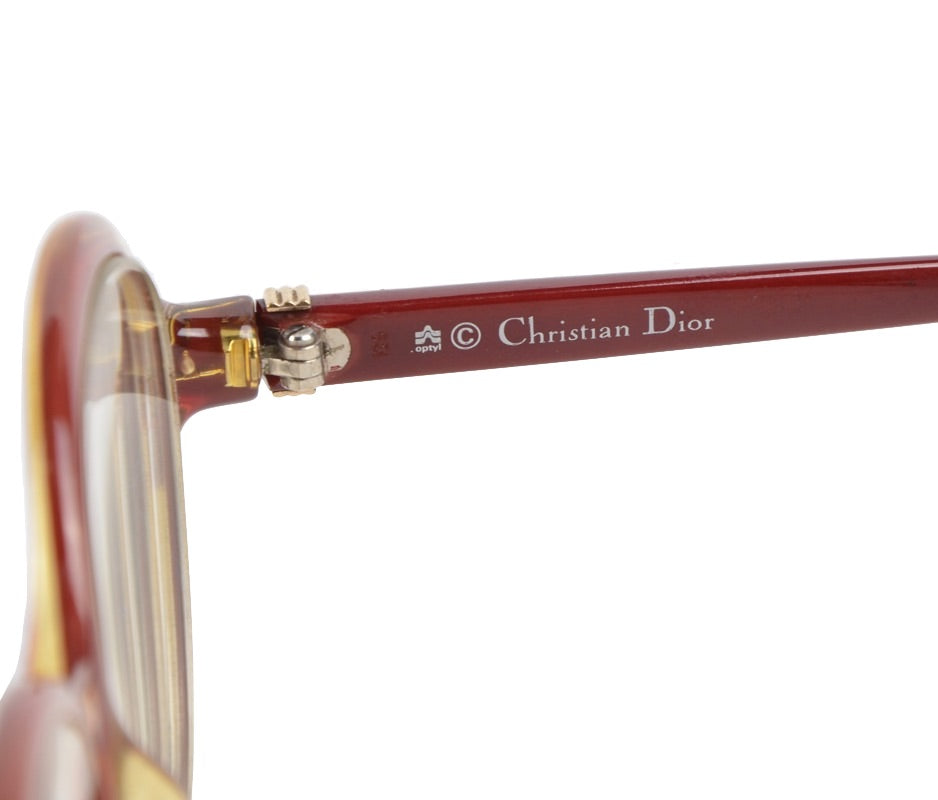 Jahrgang Christian Dior 2308 Rahmen - rot