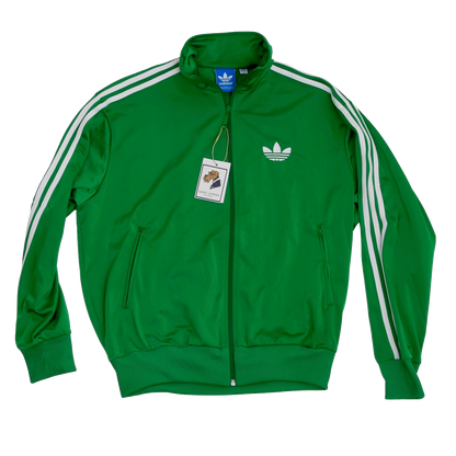 Throwback Adidas Firebird Track Jacket Size M Kelly Green