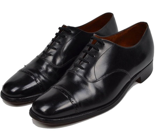 Church's Cap Toe Shoes Size 6.5F - Black