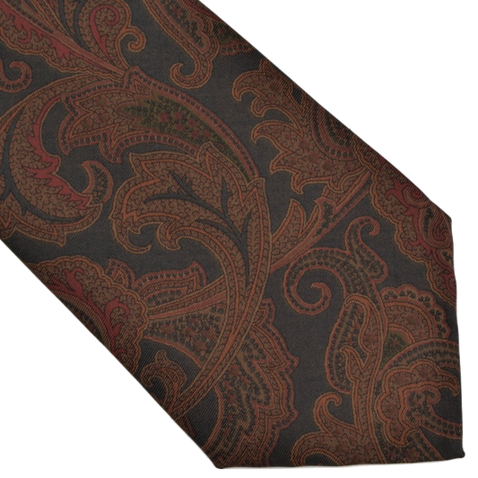 Ancient Madder Italian Silk Tie - Paisley