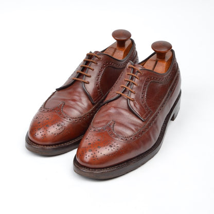 Bruno Magli Brogue Shoes Size UK 8 - Brown
