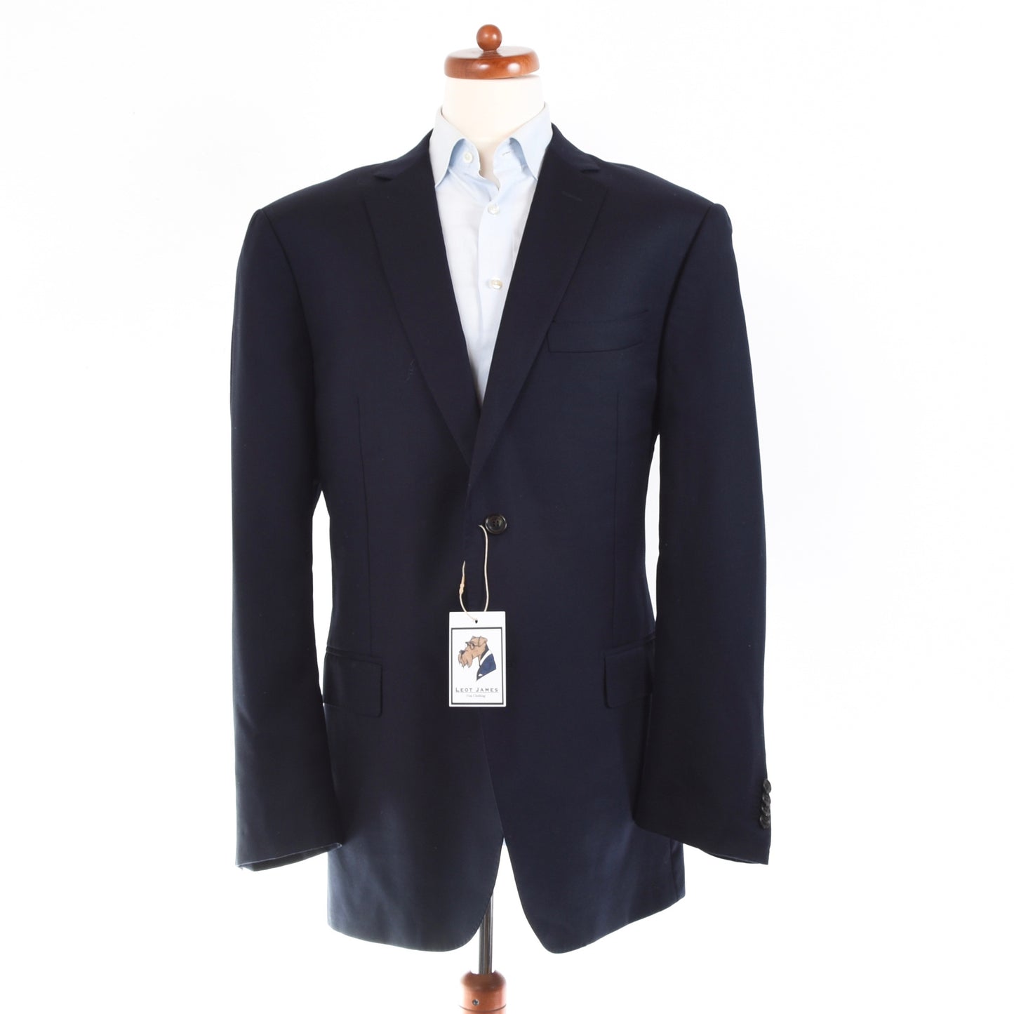SuitSupply Wool Jacket Size 110 - Navy Blue