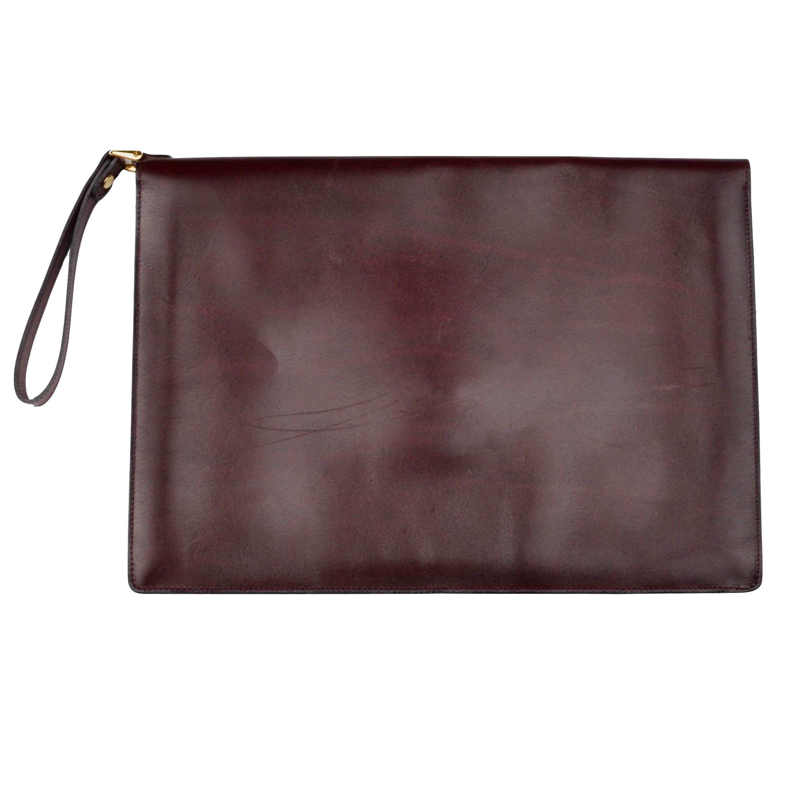 Jérome Leplat Leather Document Holder - Burgundy – Leot James