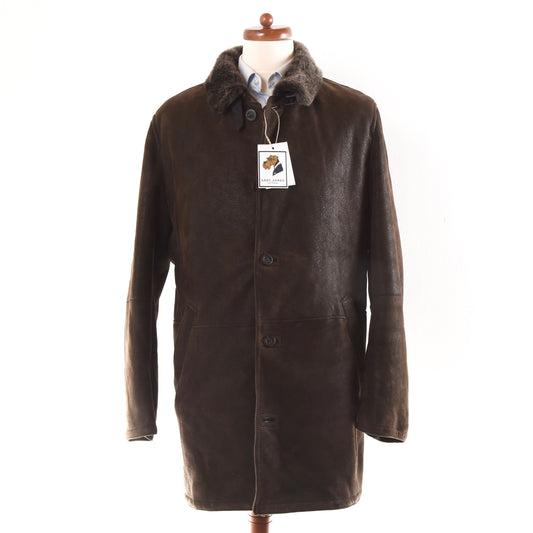 Gimo's Shearling Coat Size 56 - Brown