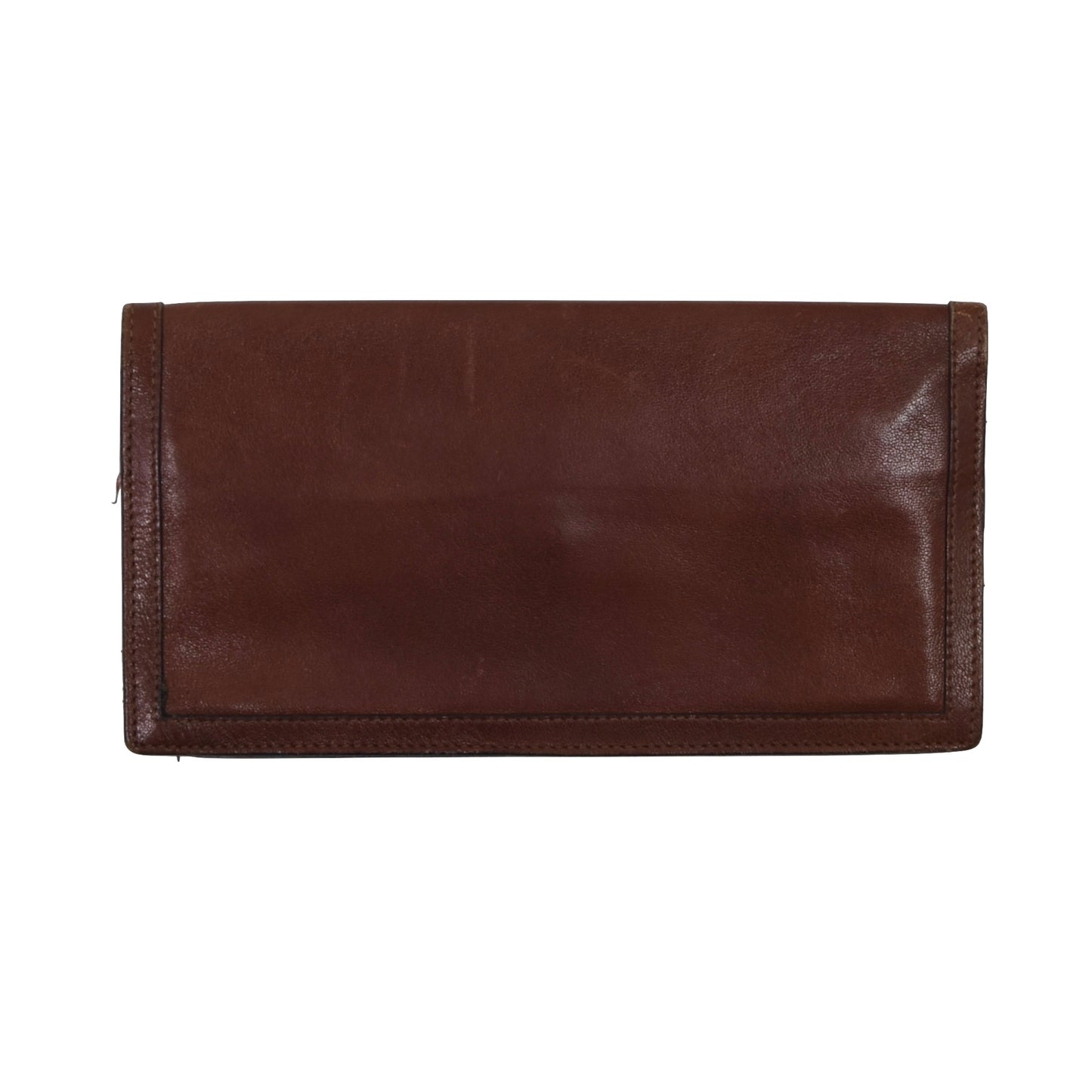 Vintage Etienne Aigner Leather Wallet - Brown-Red