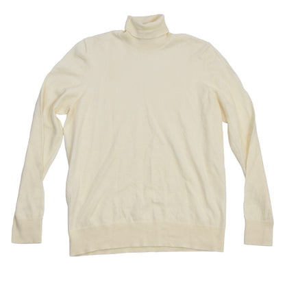 Gran Sasso Wool Turtleneck Sweater Size 56 - Winter White