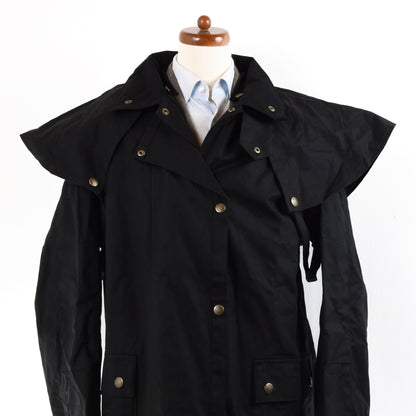 NWOT The Australian Collection Waxed Duster Size XXL - Black