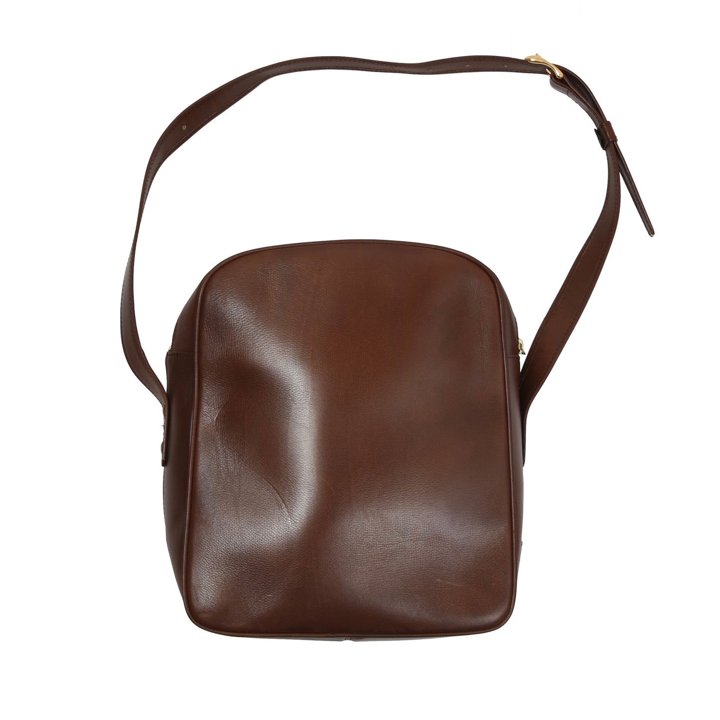 Vintage Leather Shoulder/Camera Bag - Brown
