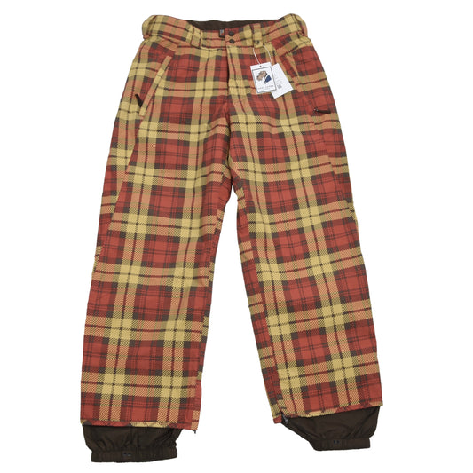Burton Nylon Snowboard Pants Size Medium - Plaid