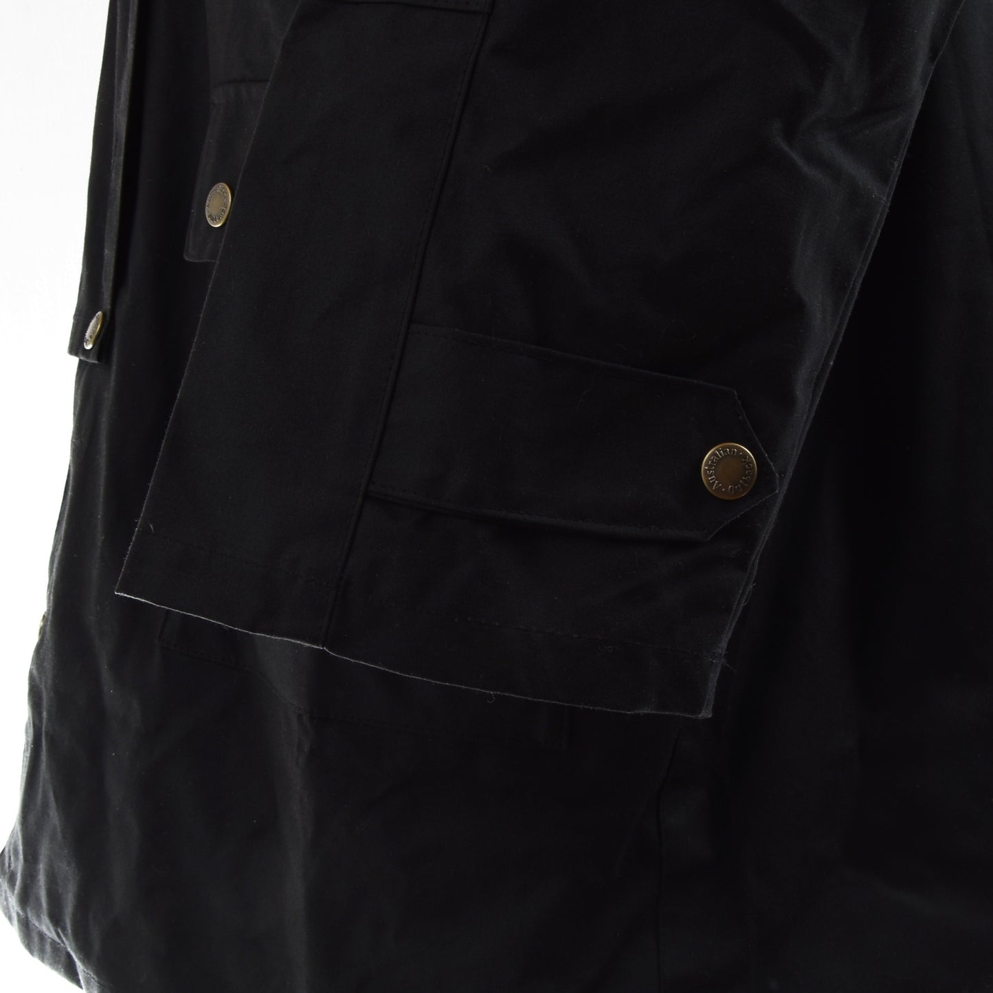 NWOT The Australian Collection Waxed Duster Size XXL - Black