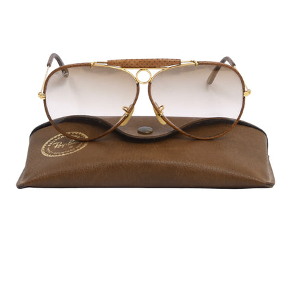 Bausch & Lomb Ray-Ban Leathers Shooter Sonnenbrille – Hellbraun