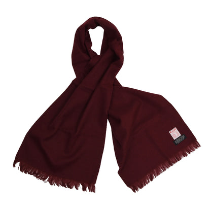 Mackintosh Elgin Cashmere/Wool Scarf - Burgundy