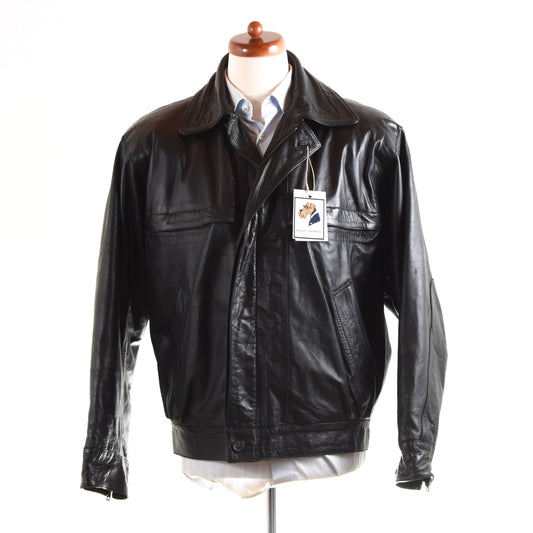 Loewe Madrid Lederjacke Größe 48 - Schwarz