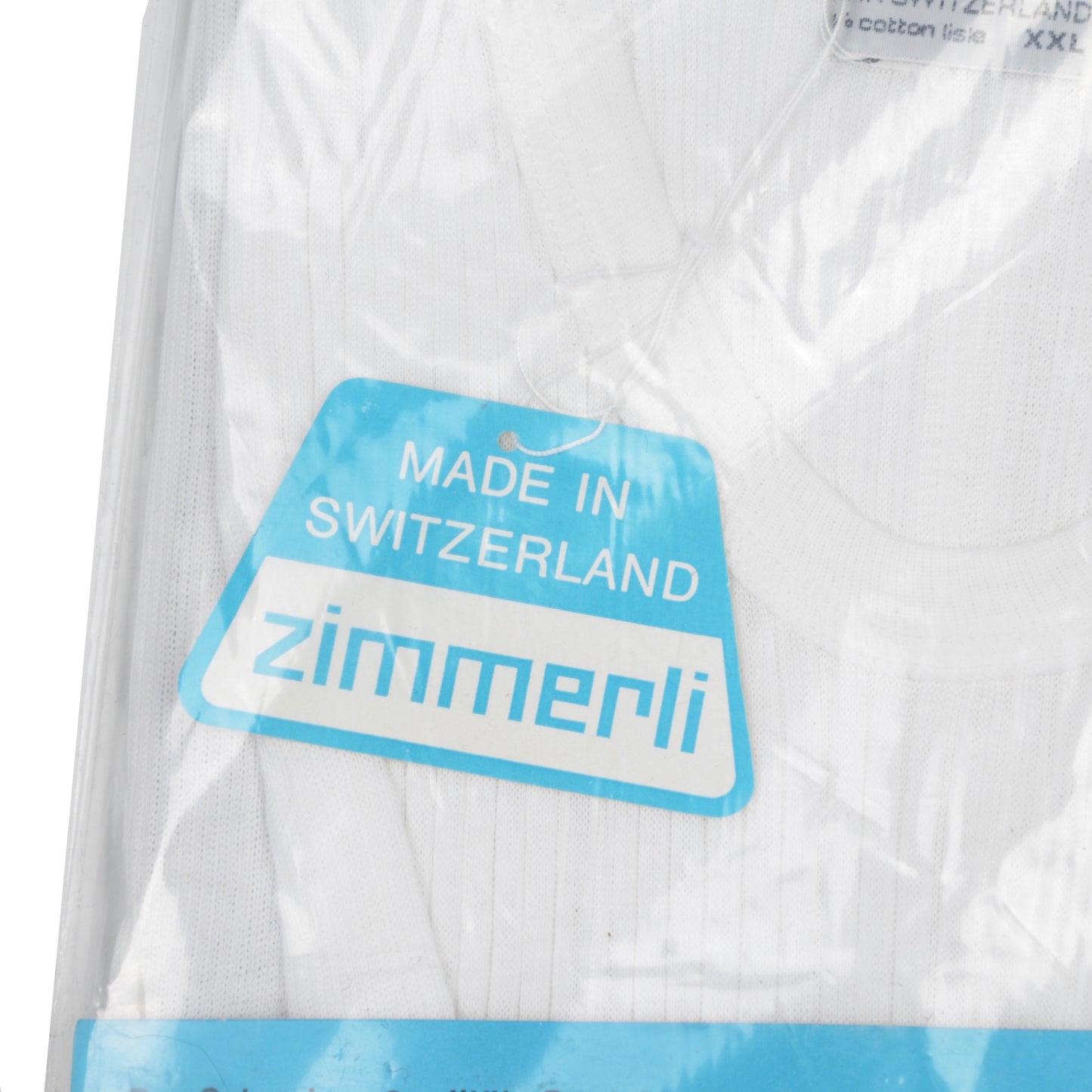 NOS Zimmerli of Switzerland Unterhemd Gr. XXL - Weiss