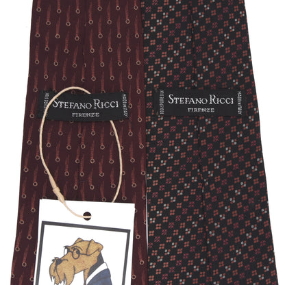 2x Vintage Stefano Ricci Krawatten