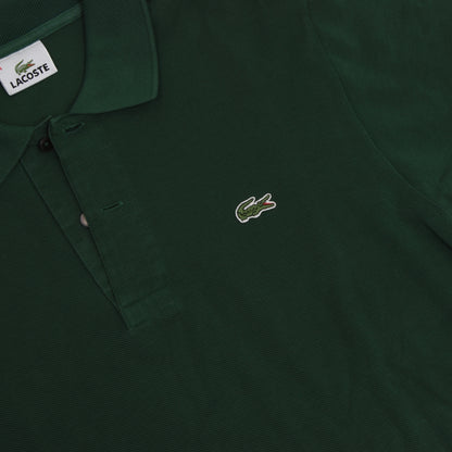 2x Vintage Lacoste Polo Shirts - Green/Navy Blue