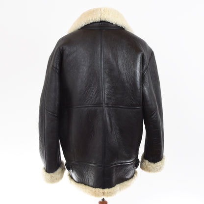 USAF Typ G-8 Shearling Mantel Größe L - Dunkelbraun