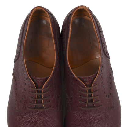 Ludwig Reiter Cap Toe Derby Shoes Size 9.5 - Burgundy