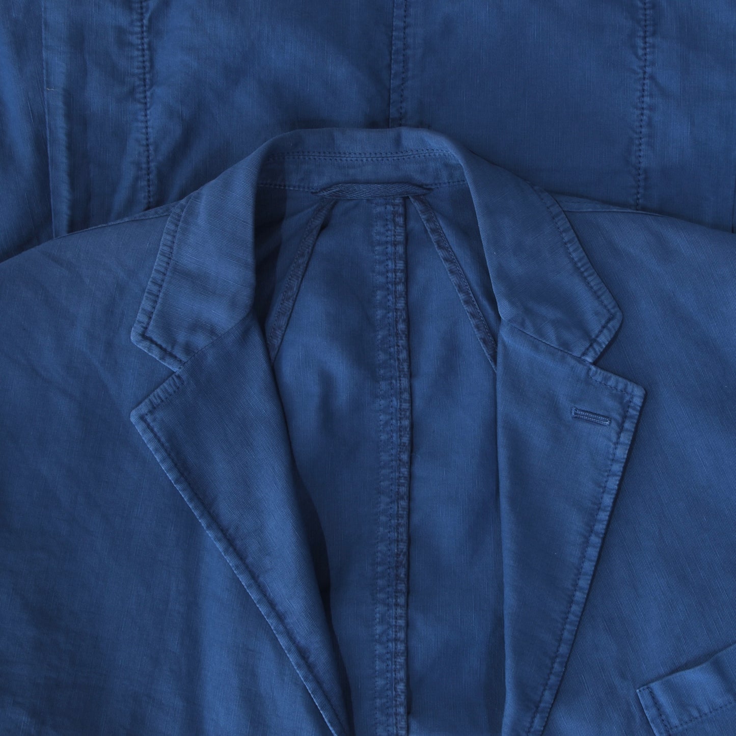 Boggi Milano Baumwoll-Leinen-Jacke Größe 52 - Blau