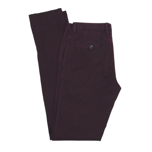 PT01 Evo Fit Stretch-Baumwollhose Ungesäumt Größe 46 - Burgund