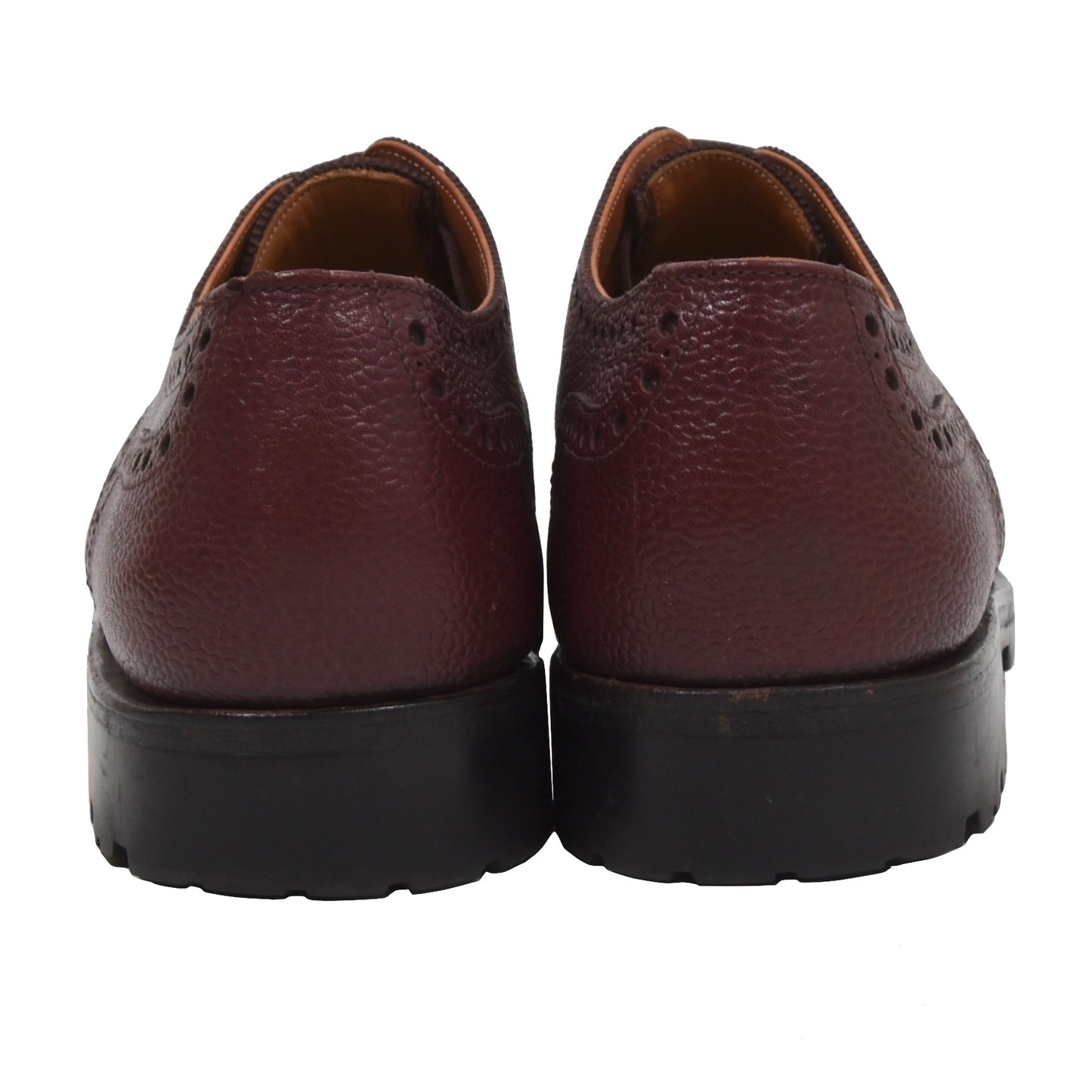 Ludwig Reiter Cap Toe Derby Shoes Size 9.5 - Burgundy