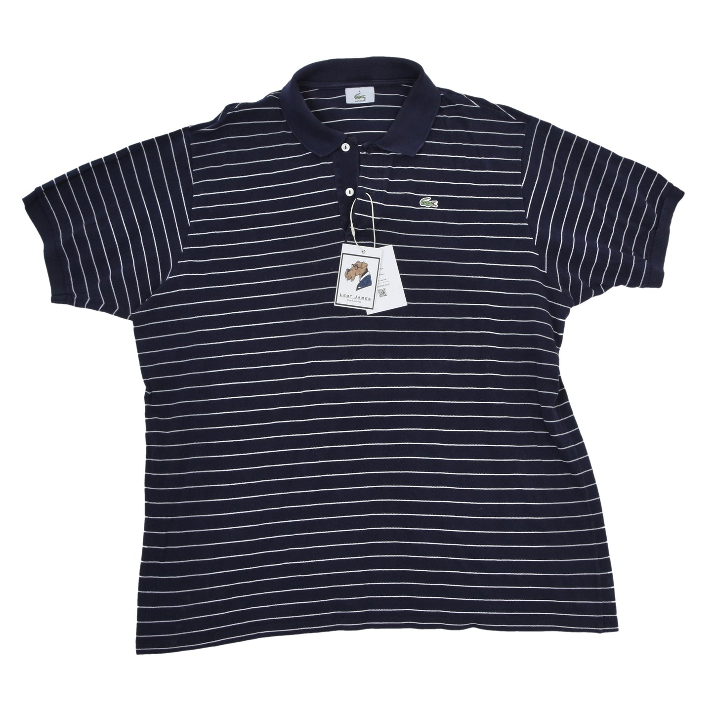 2x Vintage Lacoste Polo Shirts Größe 8 - Marineblau & rot
