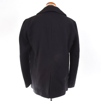 Gloverall Reefer Pea Coat Size 52 - Navy Blue