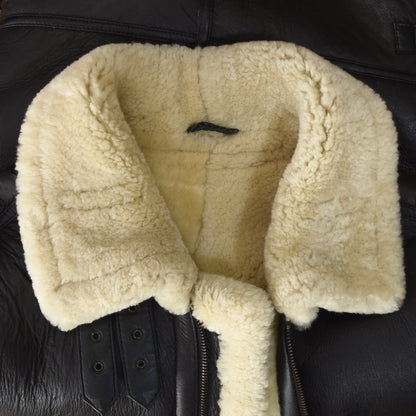 USAF Typ G-8 Shearling Mantel Größe L - Dunkelbraun