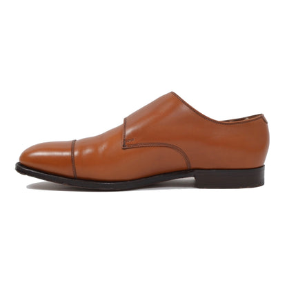 Shipton & Heneage Double Monk Shoes Size 8 F - Cognac