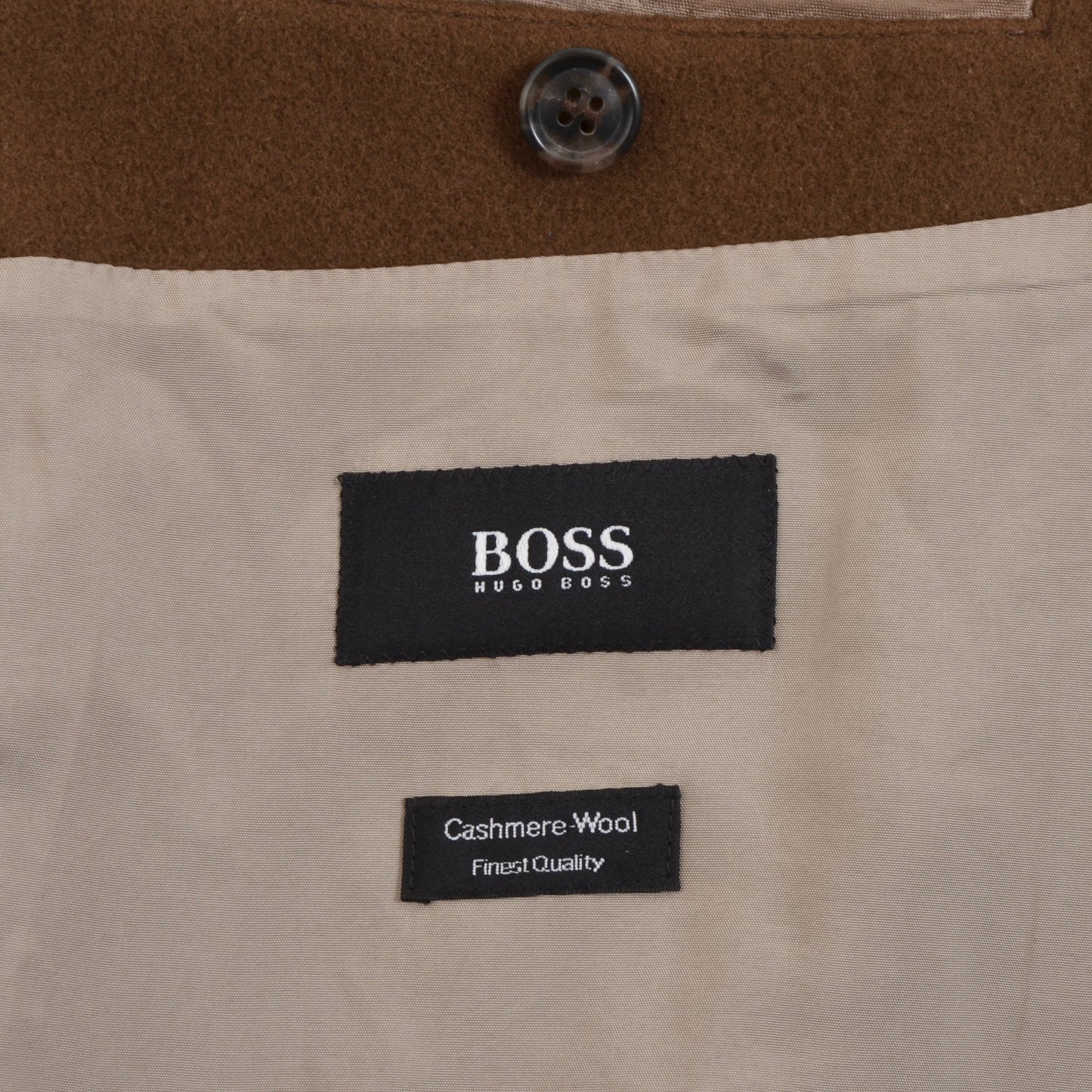 Hugo Boss Woll-Kaschmir-Mantel Größe 54 - Braun