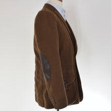 Laden Sie das Bild in den Galerie-Viewer, Polo Ralph Lauren Jacke aus gebürsteter Baumwolle, Größe 40R – Braun