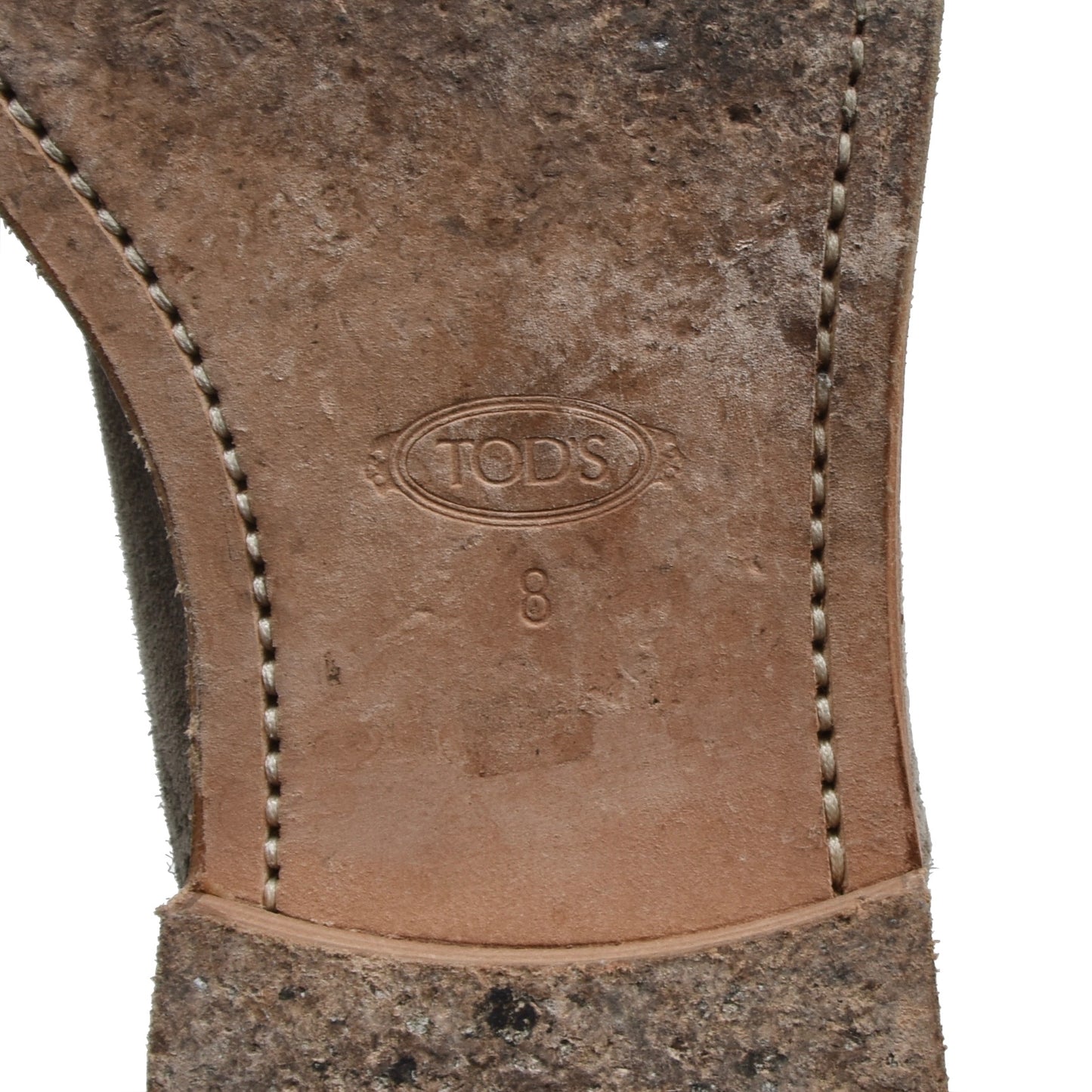 Tod's Brogue Schuhe aus Wildleder Größe 8 - Sand