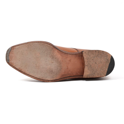 Shipton &amp; Heneage Double Monk Schuhe Größe 8 F - Cognac