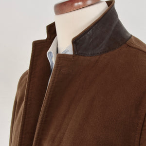 Polo Ralph Lauren Jacke aus gebürsteter Baumwolle, Größe 40R – Braun